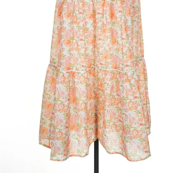 Petal & Pup Pink Tiered Maxi Skirt Casual - Picture 6 of 6